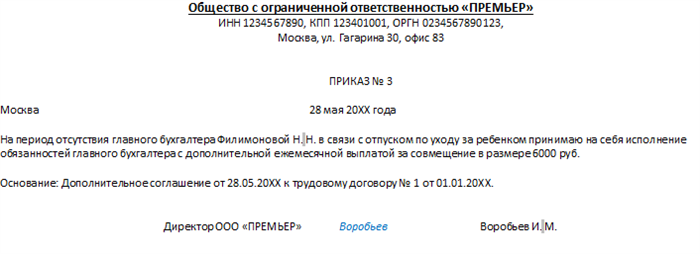 Значение генерального директора и главного бухгалтера для организации