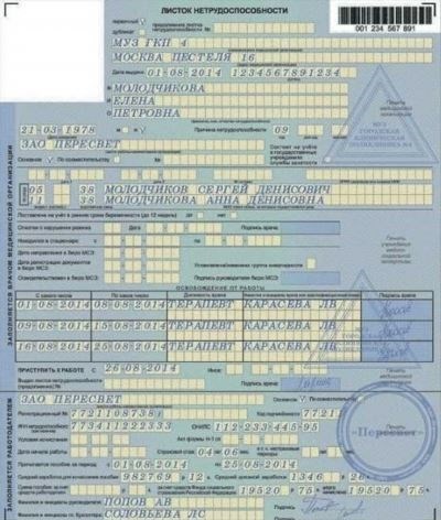 Правила начисления отпуска при болезни