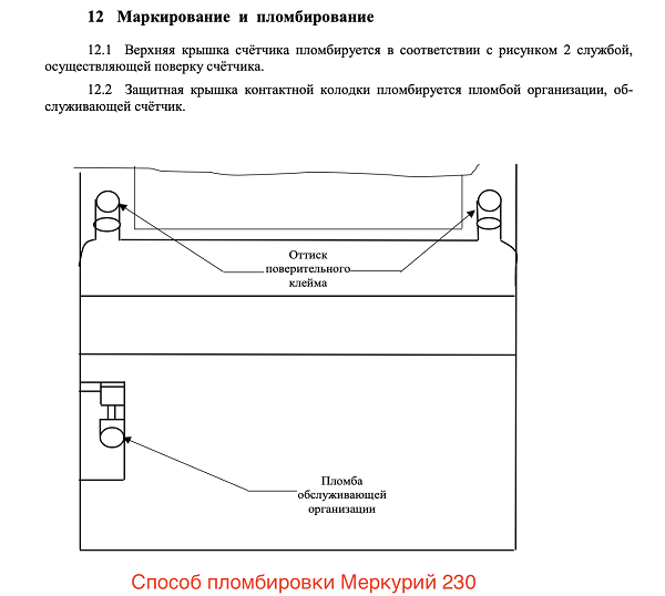 Роль пломбы на электросчетчике