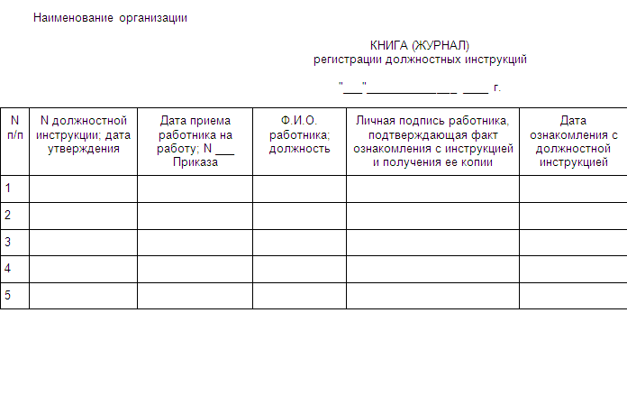 Преимущества использования описи должностных инструкций