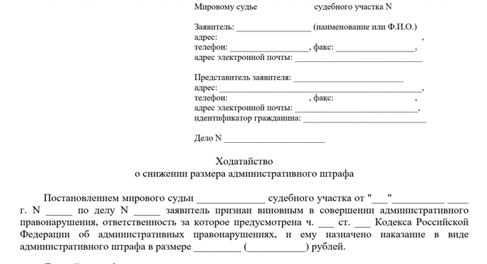 На каких основаниях может быть снижен штраф