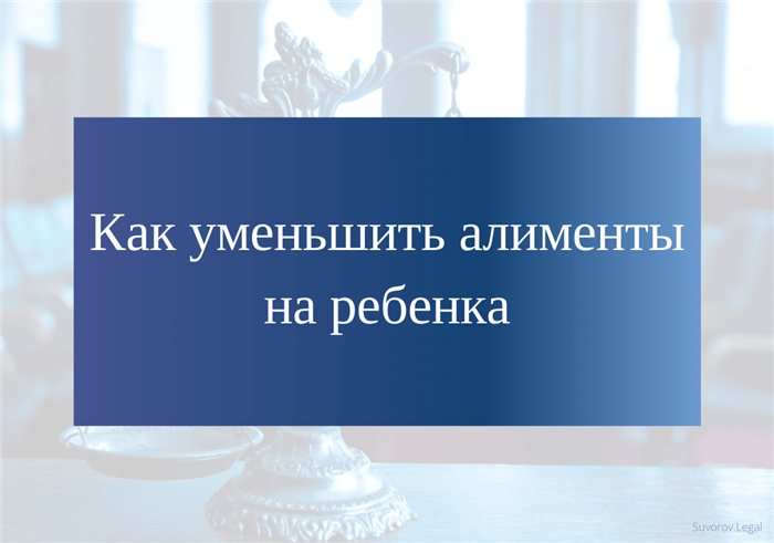 Судебный порядок подачи иска о снижении алиментов