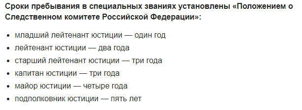 Факторы, влияющие на зарплату летенанта Следственного комитета России