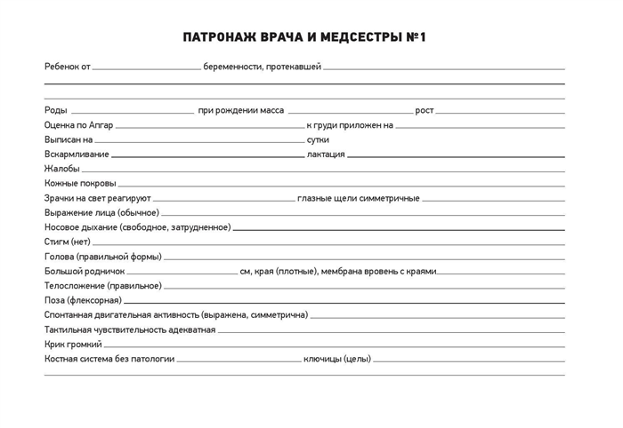 Расписание приемов в поликлинике для новорожденных