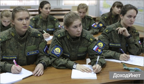 Военные учетные специальности для девушек